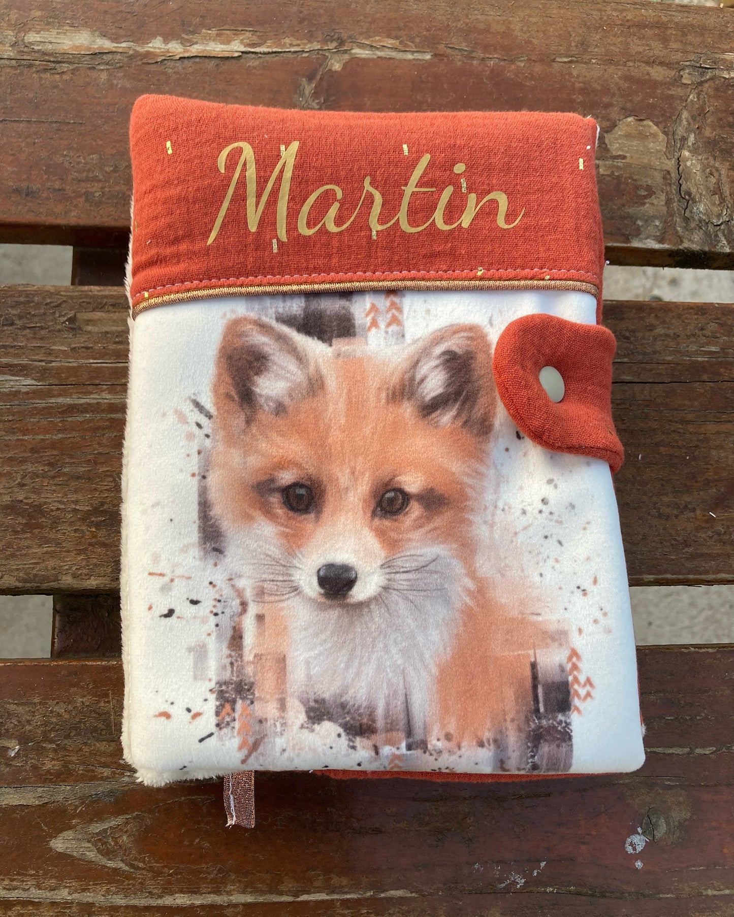 Cassoliv coupon tissu Renard en velours ras 410g/m2