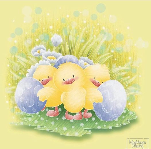 Cassoliv panneau tissu Poussin de Pâques de 12 ou 24 carrés de 12x12cm pour lingettes lavables