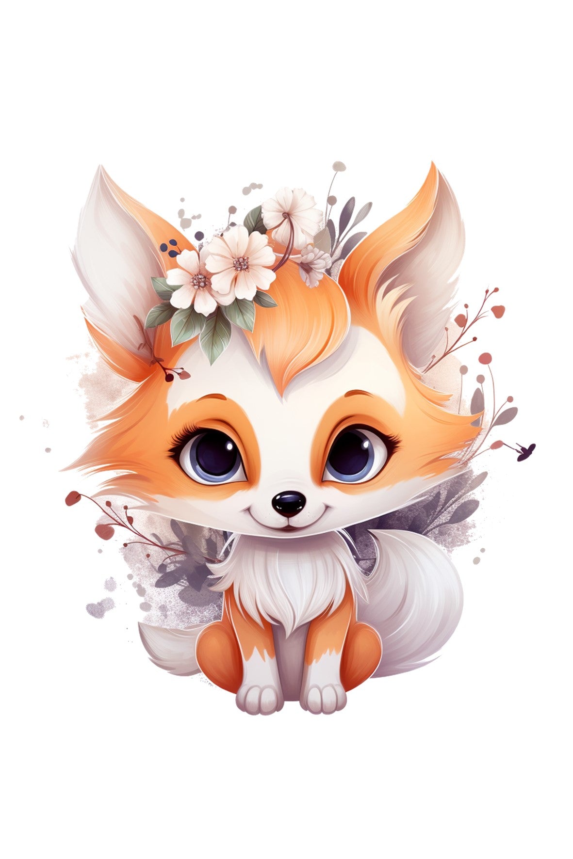 Cassoliv coupon tissu Renarde en simili cuir 20x30cm