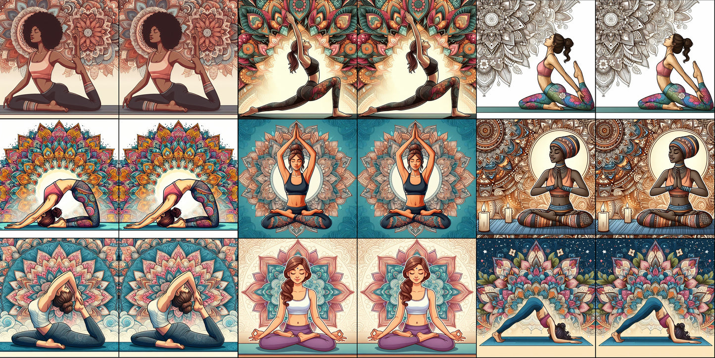 Cassoliv panneau tissu 18 carrés de 12x12cm pour jeu de memory ou lingettes lavables yoga femme