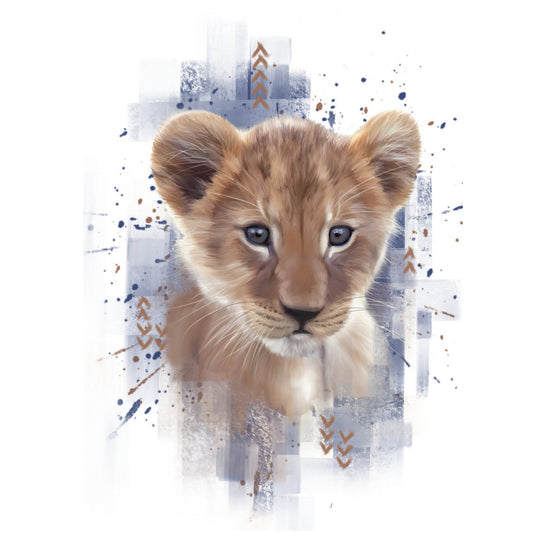 Cassoliv coupon tissu Lion en velours ras 410g/m2