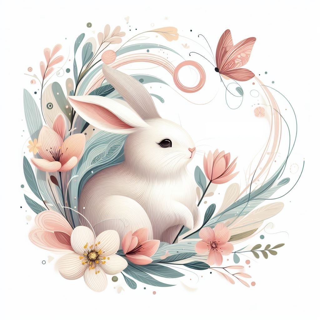 Cassoliv coupon tissu lapin blanc printemps en velours ras 410g/m2